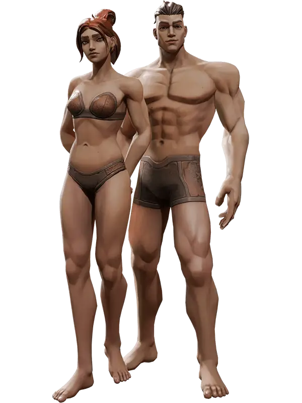 Human — Scars of Honor race art