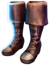 Worn Light Boots