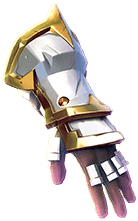 Armor Gloves Knight T2 Skygold (Exceptional)